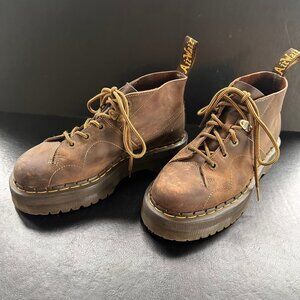 🖤 Dr. Martens Church Quad Archive Boots | Brown  | Platform | Size 9 US Ladies